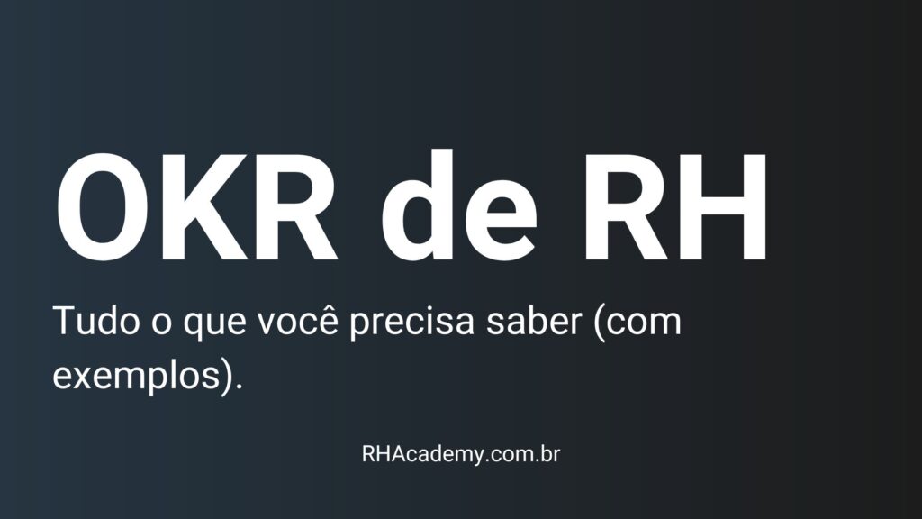 okr de rh com exemplos